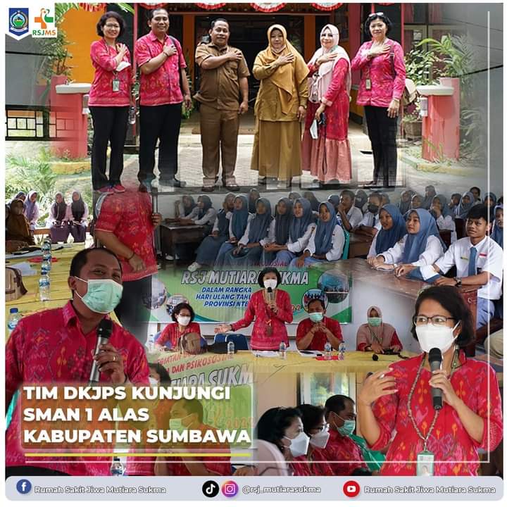 ANTUSIAS SISWA SMAN 1 ALAS BERSAMA TIM DKJPS RSJMS